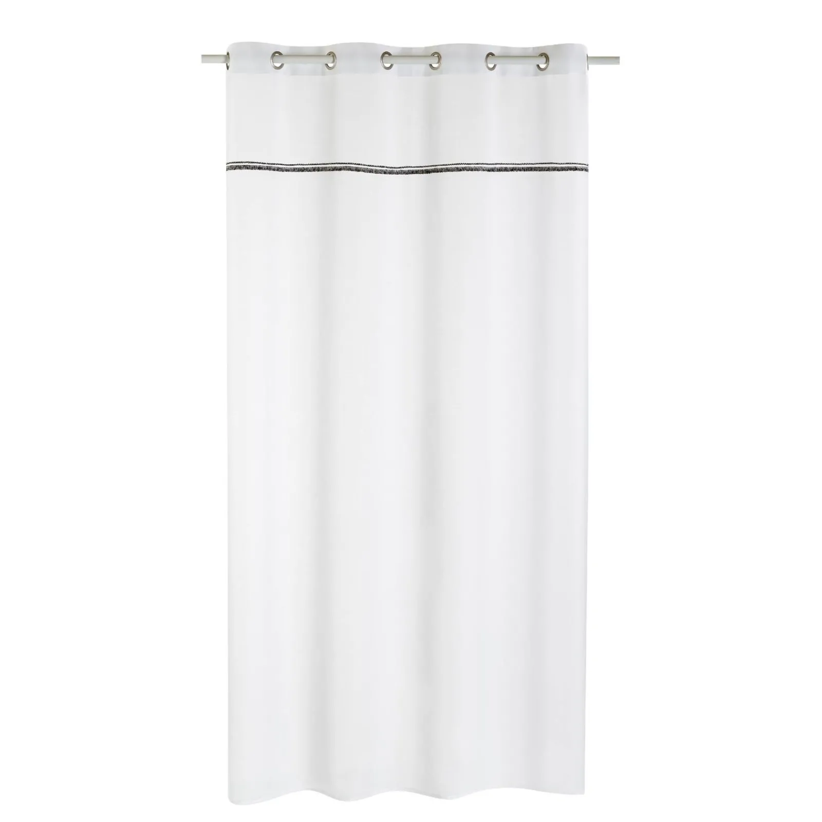 Fashion Voilage FANTAISIE coloris blanc 140 x 240 cm - 4MURS Voilages, Vitrages, Stores Et Accessoires|Rideaux