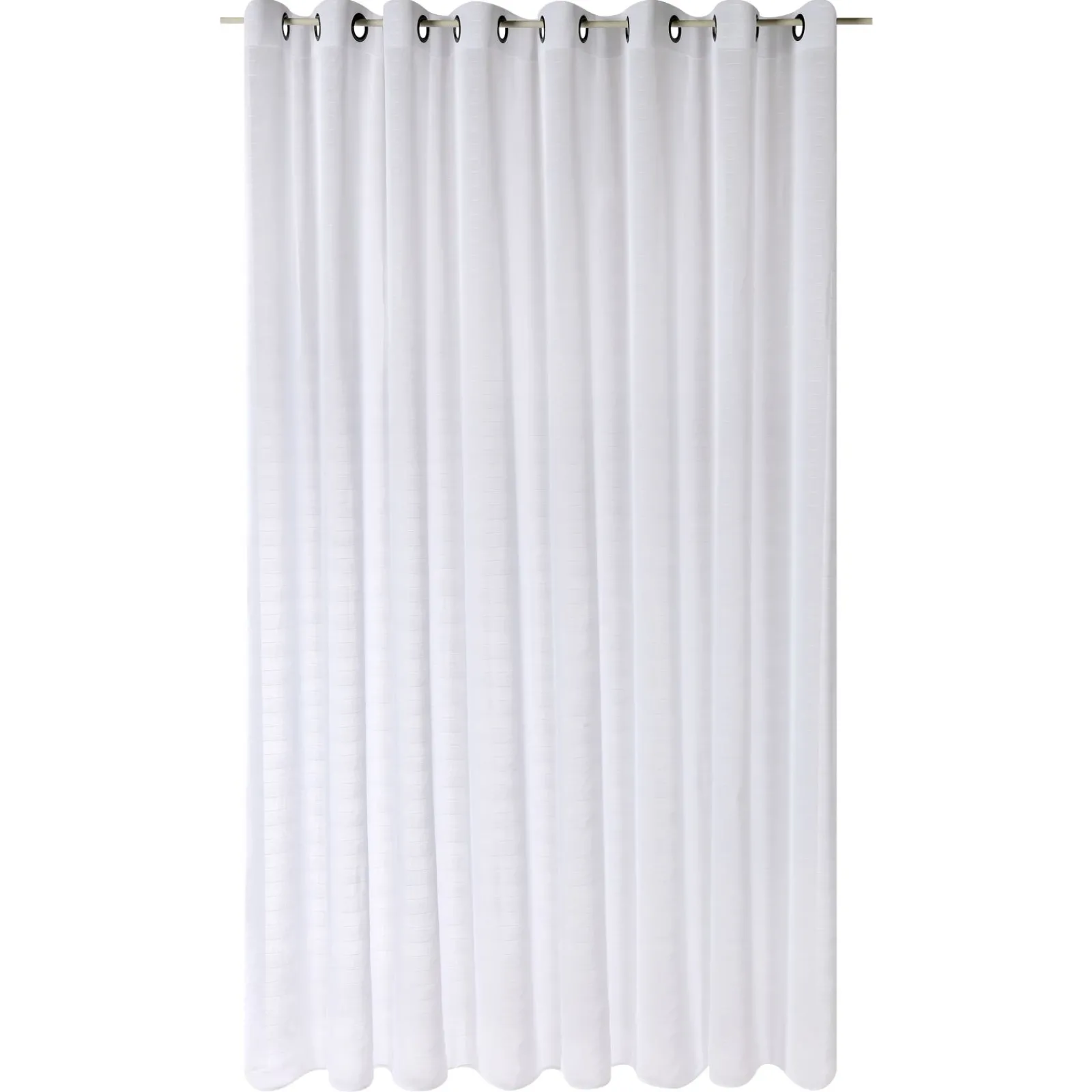Discount Voilage FLOT BLEU coloris blanc 300 x 240 cm - 4MURS Voilages, Vitrages, Stores Et Accessoires|Rideaux