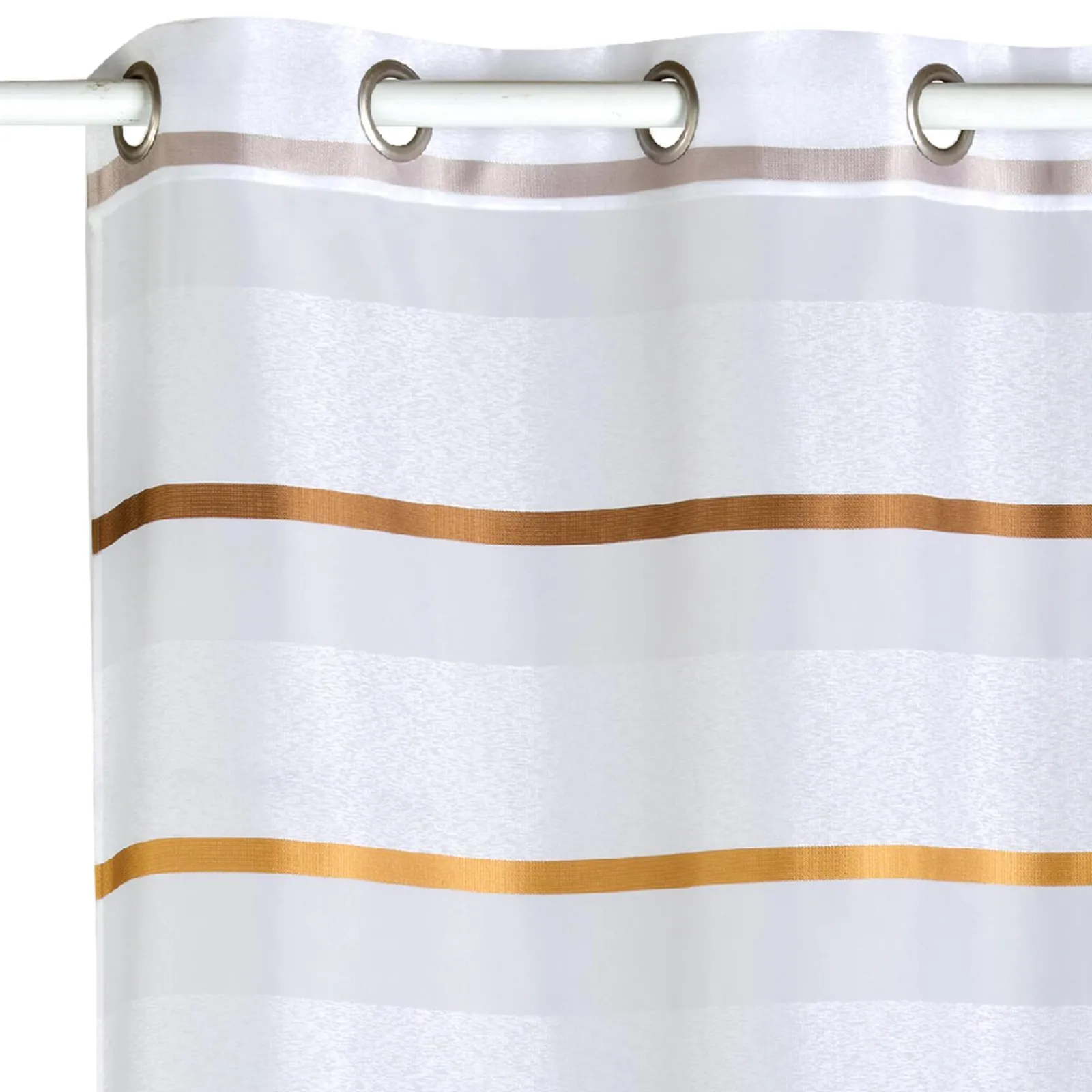 Discount Voilage GALEA coloris ocre 140 x 240 cm - 4MURS Voilages, Vitrages, Stores Et Accessoires|Rideaux