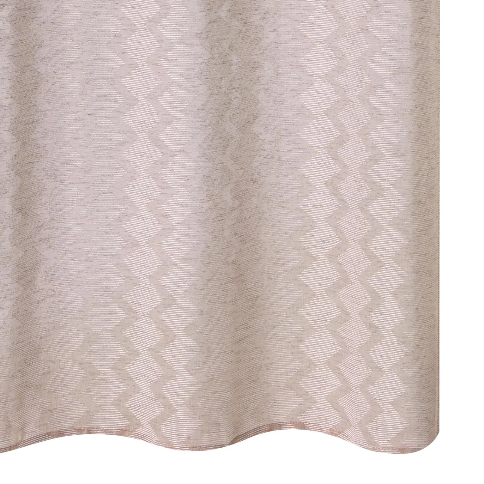 Hot Voilage GHARDAIA coloris beige rosé 140 x 240 cm - 4MURS Voilages, Vitrages, Stores Et Accessoires|Rideaux
