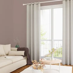 Outlet Voilage GRIMALDI coloris gris 140 x 240 cm - 4MURS Voilages, Vitrages, Stores Et Accessoires|Rideaux