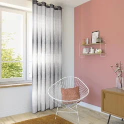 Online Voilage HELIOS coloris gris 140 x 240 cm - 4MURS Voilages, Vitrages, Stores Et Accessoires|Rideaux