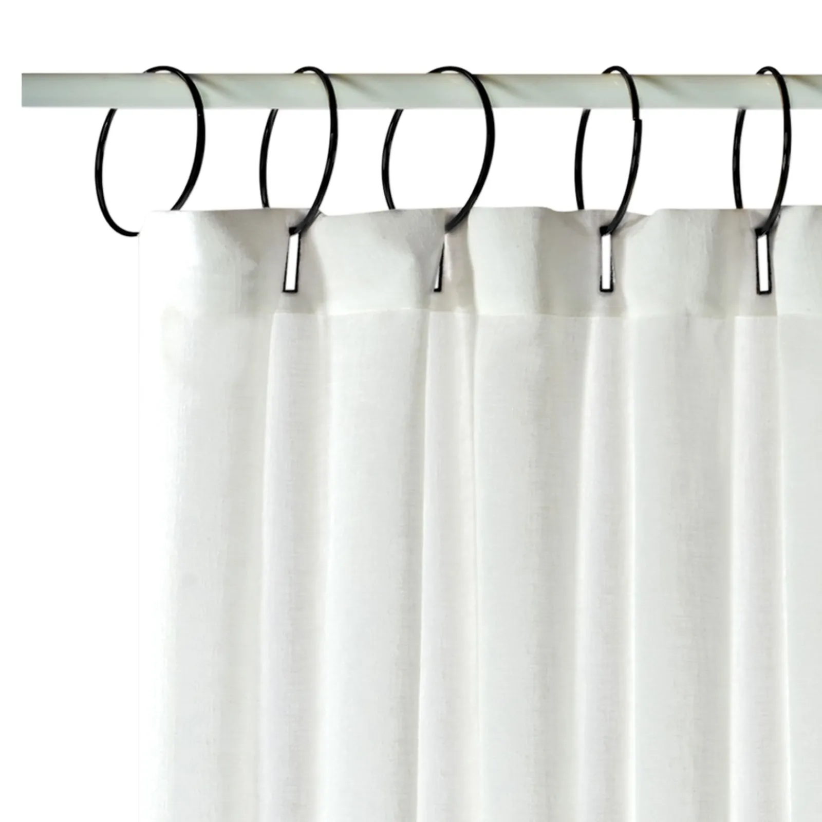 Online Voilage IRIBE coloris blanc 140 x 240 cm - 4MURS Voilages, Vitrages, Stores Et Accessoires|Rideaux
