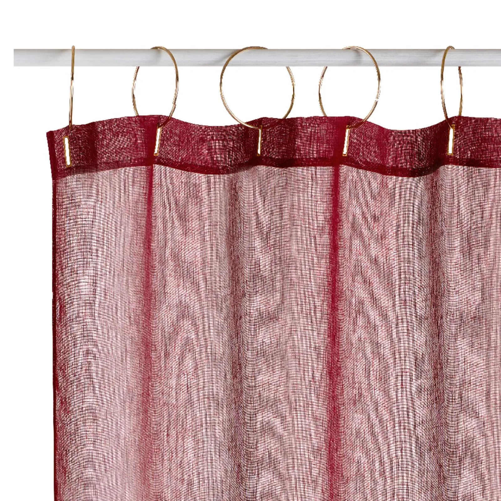 Best Voilage IRIBE coloris marsala 140 x 240 cm - 4MURS Voilages, Vitrages, Stores Et Accessoires|Rideaux