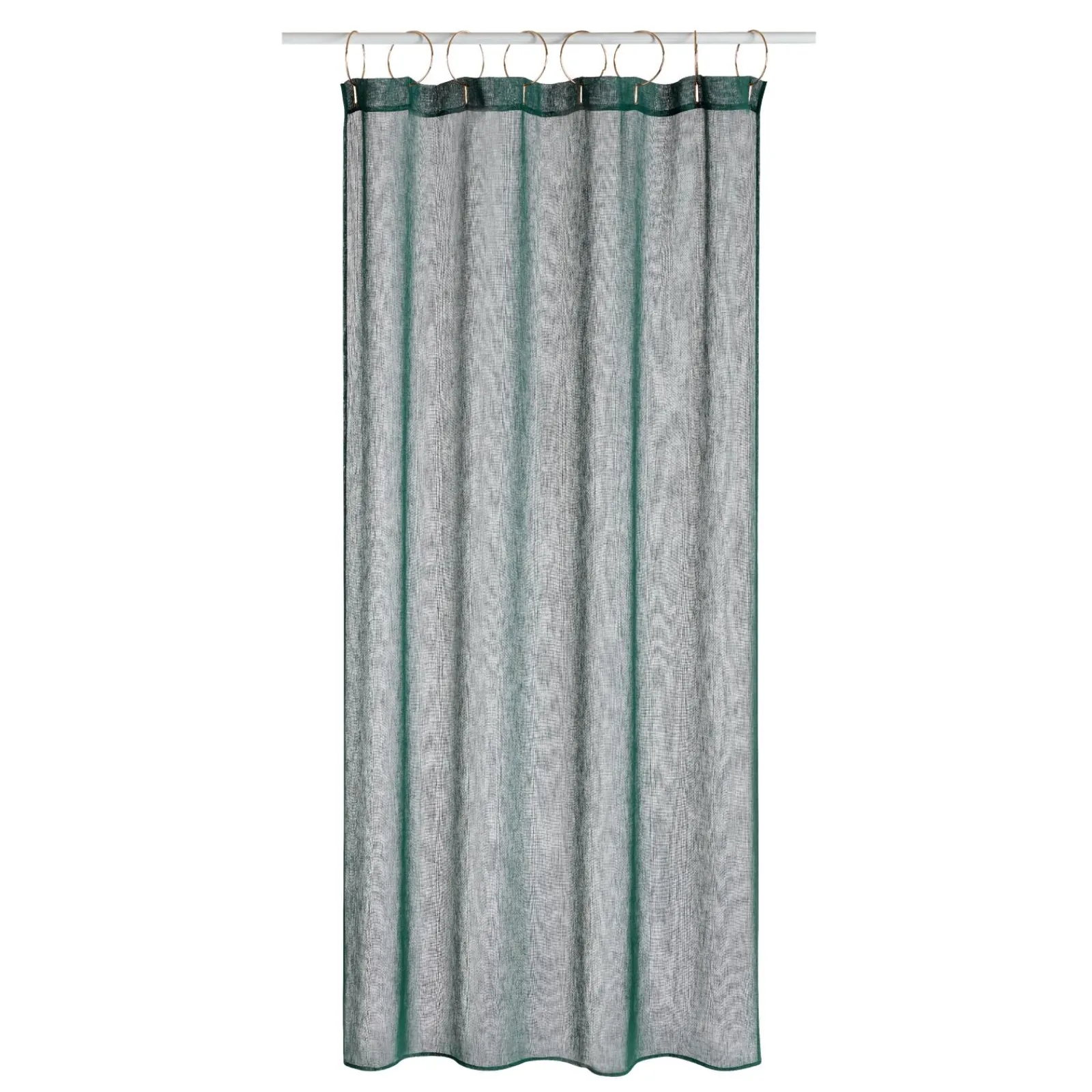 Clearance Voilage IRIBE coloris émeraude 140 x 240 cm - 4MURS Voilages, Vitrages, Stores Et Accessoires|Rideaux