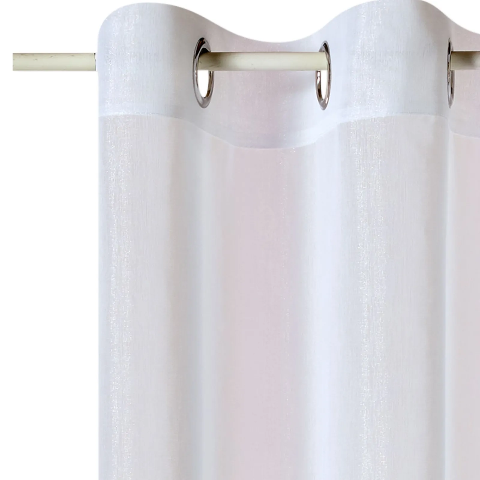 Hot Voilage IRISE coloris blanc 140 x 240 cm - 4MURS Enfant Textile De Maison Enfant|Voilages, Vitrages, Stores Et Accessoires