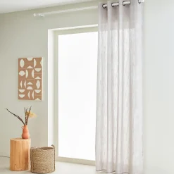 Discount Voilage IRUN coloris écru 140 x 240 cm - 4MURS Voilages, Vitrages, Stores Et Accessoires|Rideaux
