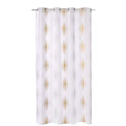 Online Voilage JIHY coloris ocre 140 x 240 cm - 4MURS Voilages, Vitrages, Stores Et Accessoires|Rideaux