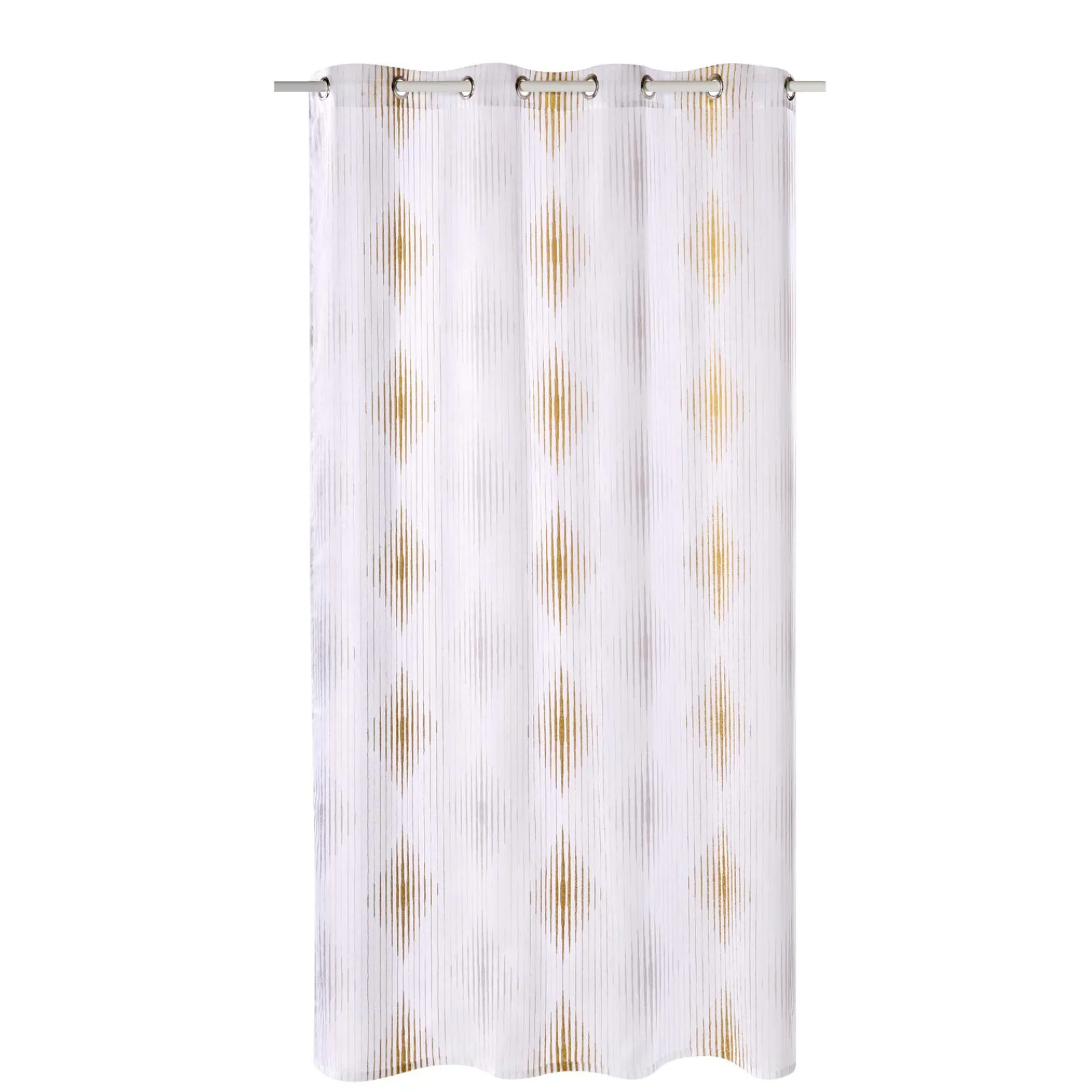 Online Voilage JIHY coloris ocre 140 x 240 cm - 4MURS Voilages, Vitrages, Stores Et Accessoires|Rideaux