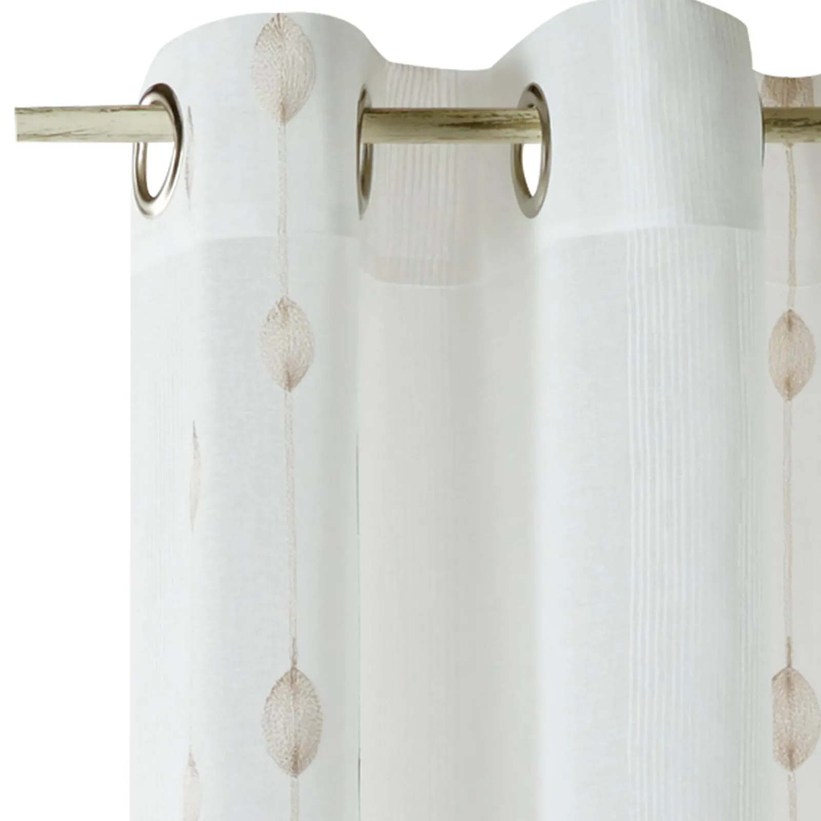 New Voilage JOLIA coloris écru 140 x 240 cm - 4MURS Voilages, Vitrages, Stores Et Accessoires|Rideaux