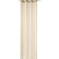 Best Voilage Lin GHIANA coloris beige 140 x 260 cm - 4MURS Voilages, Vitrages, Stores Et Accessoires|Rideaux
