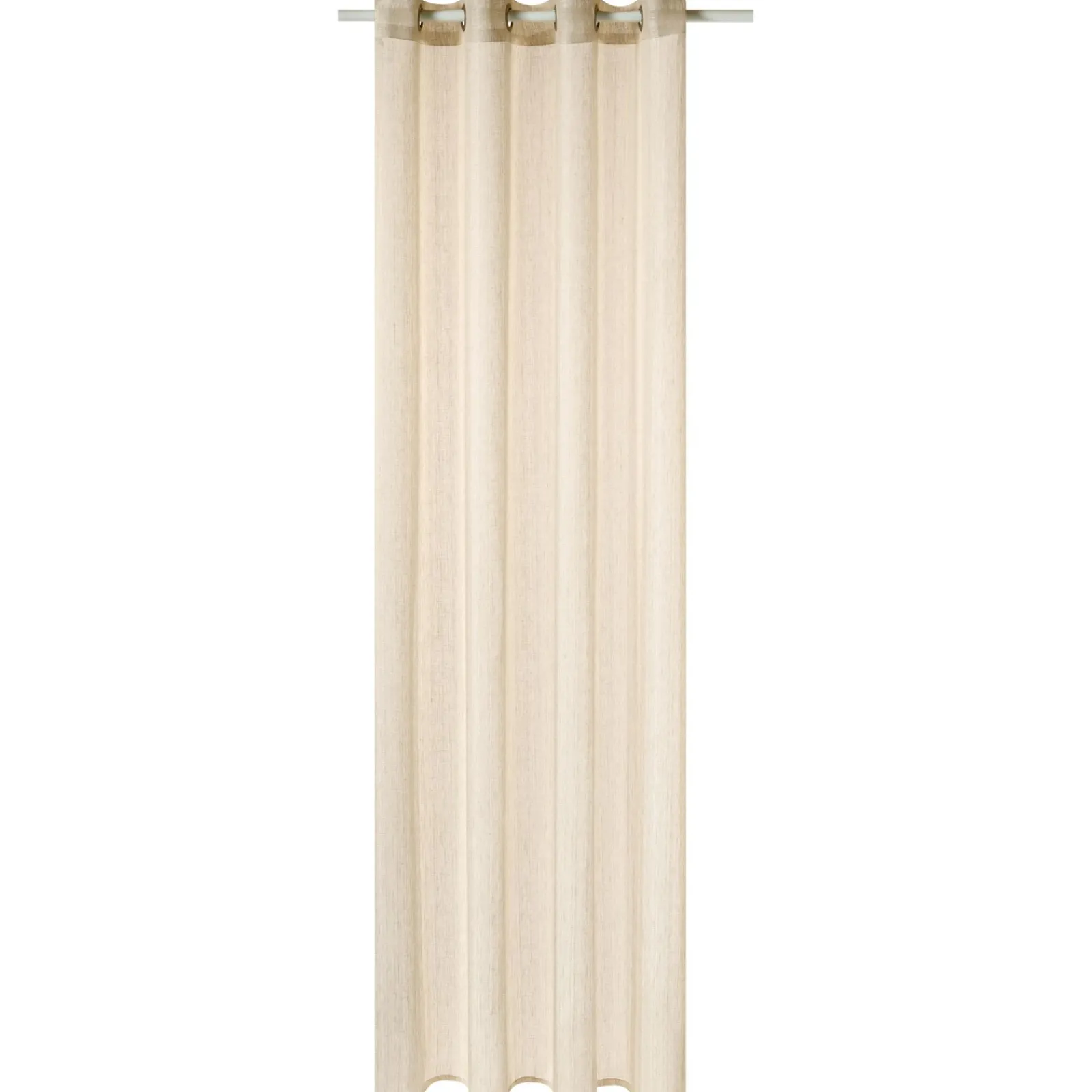 Best Voilage Lin GHIANA coloris beige 140 x 260 cm - 4MURS Voilages, Vitrages, Stores Et Accessoires|Rideaux