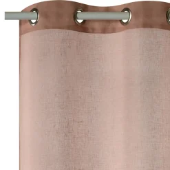 Discount Voilage Lin LINAE coloris rose nude 140 x 260 cm - 4MURS Voilages, Vitrages, Stores Et Accessoires|Rideaux