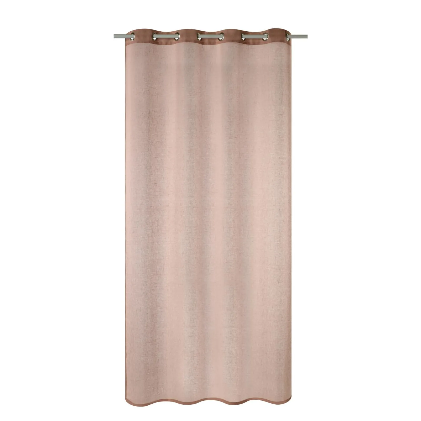 Discount Voilage Lin LINAE coloris rose nude 140 x 260 cm - 4MURS Voilages, Vitrages, Stores Et Accessoires|Rideaux