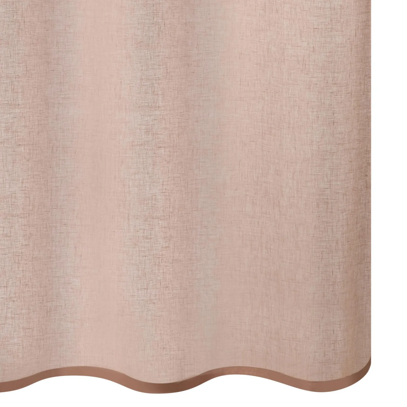 Discount Voilage Lin LINAE coloris rose nude 140 x 260 cm - 4MURS Voilages, Vitrages, Stores Et Accessoires|Rideaux