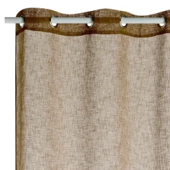 Clearance Voilage LIUM coloris chanvre 140 x 240 cm - 4MURS Voilages, Vitrages, Stores Et Accessoires|Rideaux