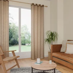 Clearance Voilage LIUM coloris chanvre 140 x 240 cm - 4MURS Voilages, Vitrages, Stores Et Accessoires|Rideaux