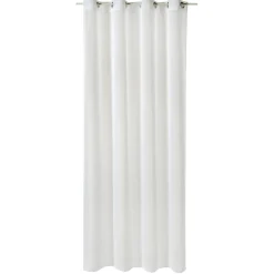Outlet Voilage LOLA coloris blanc 140 x 260 cm - 4MURS Voilages, Vitrages, Stores Et Accessoires|Rideaux
