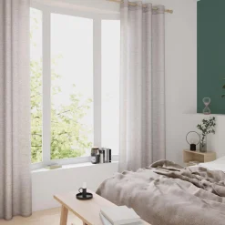 New Voilage LYVAN coloris gris 140 x 240 cm - 4MURS Voilages, Vitrages, Stores Et Accessoires|Rideaux