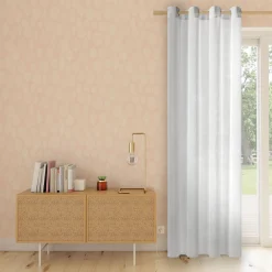 New Voilage MIA coloris gris 140 x 240 cm - 4MURS Voilages, Vitrages, Stores Et Accessoires|Rideaux