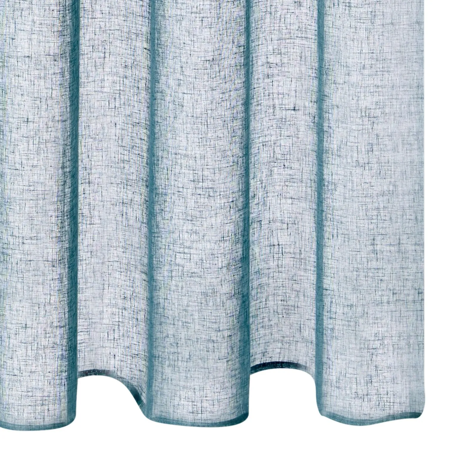 Outlet Voilage MICAO coloris bleu pétrole 145 x 240 cm - 4MURS Voilages, Vitrages, Stores Et Accessoires|Rideaux