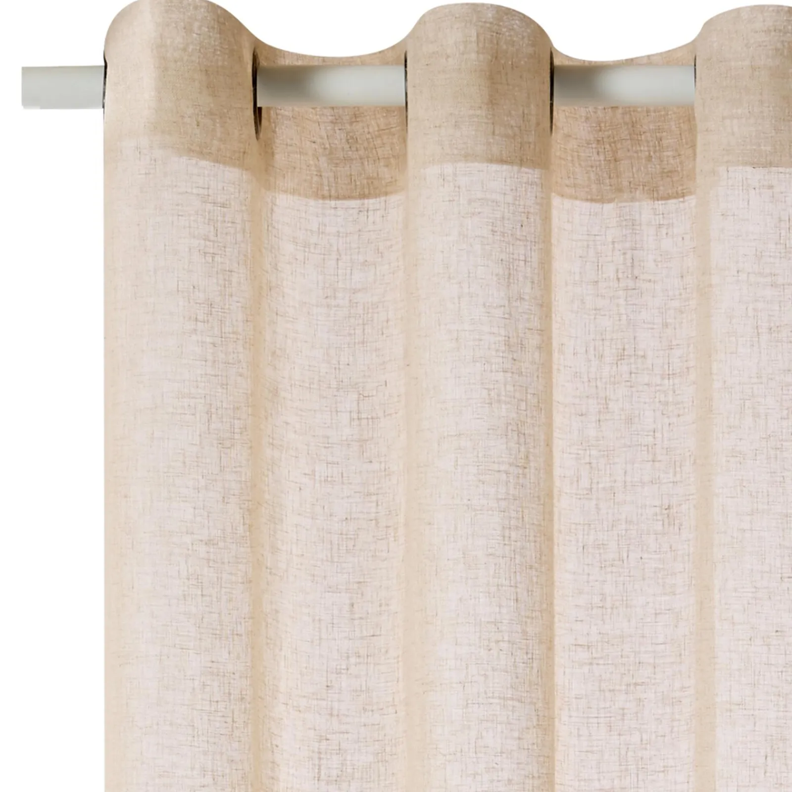 New Voilage MICAO coloris lin 145 x 240 cm - 4MURS Voilages, Vitrages, Stores Et Accessoires|Rideaux