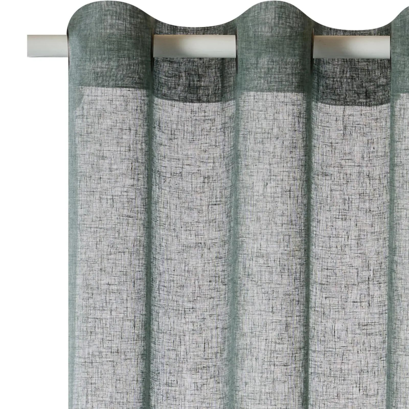 New Voilage MICAO coloris vert sauge 145 x 240 cm - 4MURS Voilages, Vitrages, Stores Et Accessoires|Rideaux