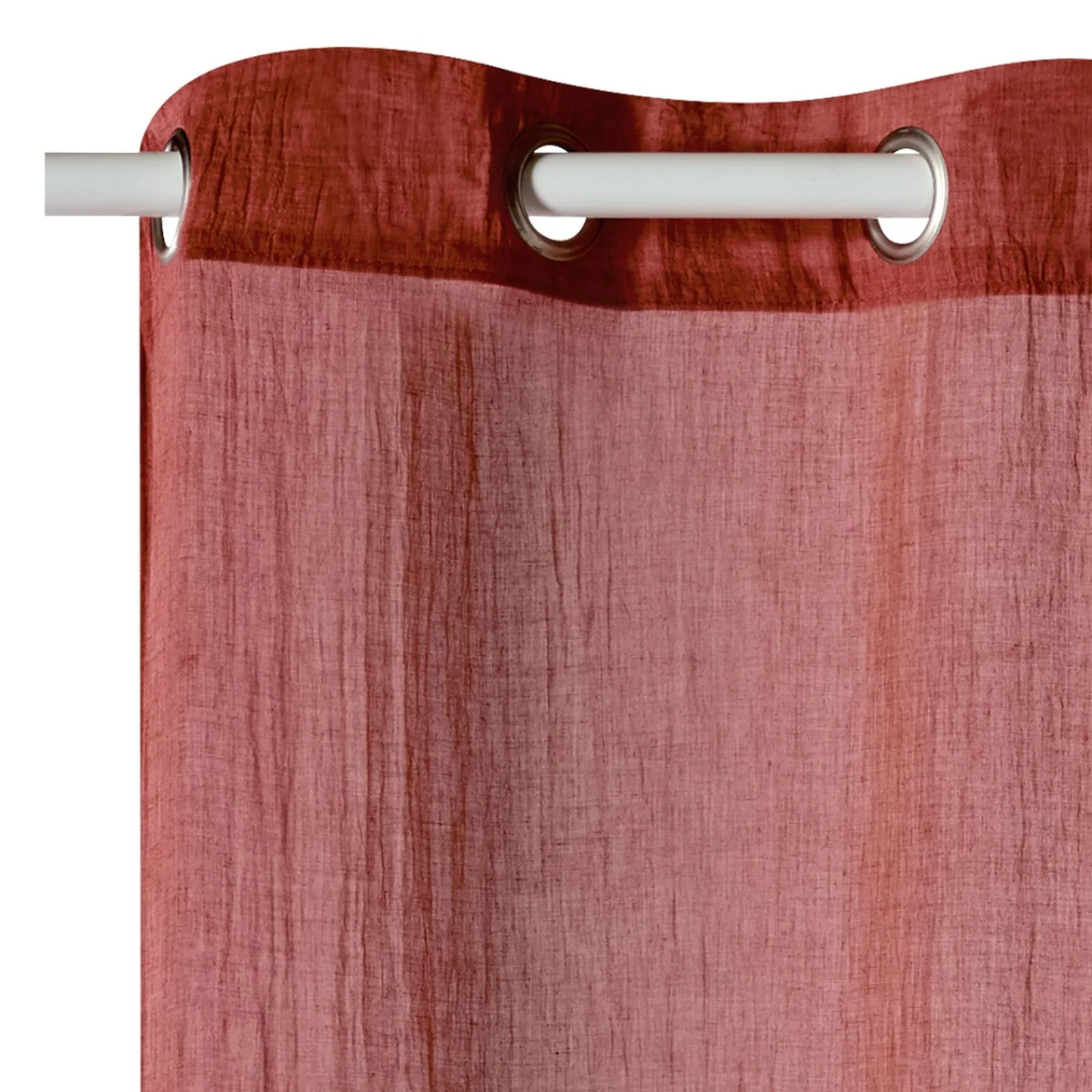 Clearance Voilage NOLAN coloris poterie 140 x 240 cm - 4MURS Enfant Textile De Maison Enfant|Voilages, Vitrages, Stores Et Accessoires