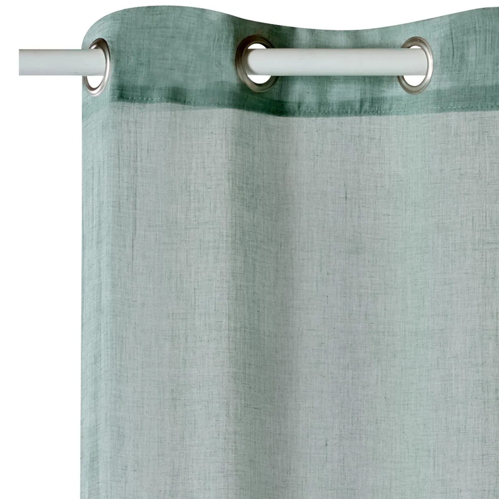 New Voilage NOLAN coloris vert sauge 140 x 240 cm - 4MURS Enfant Textile De Maison Enfant|Voilages, Vitrages, Stores Et Accessoires