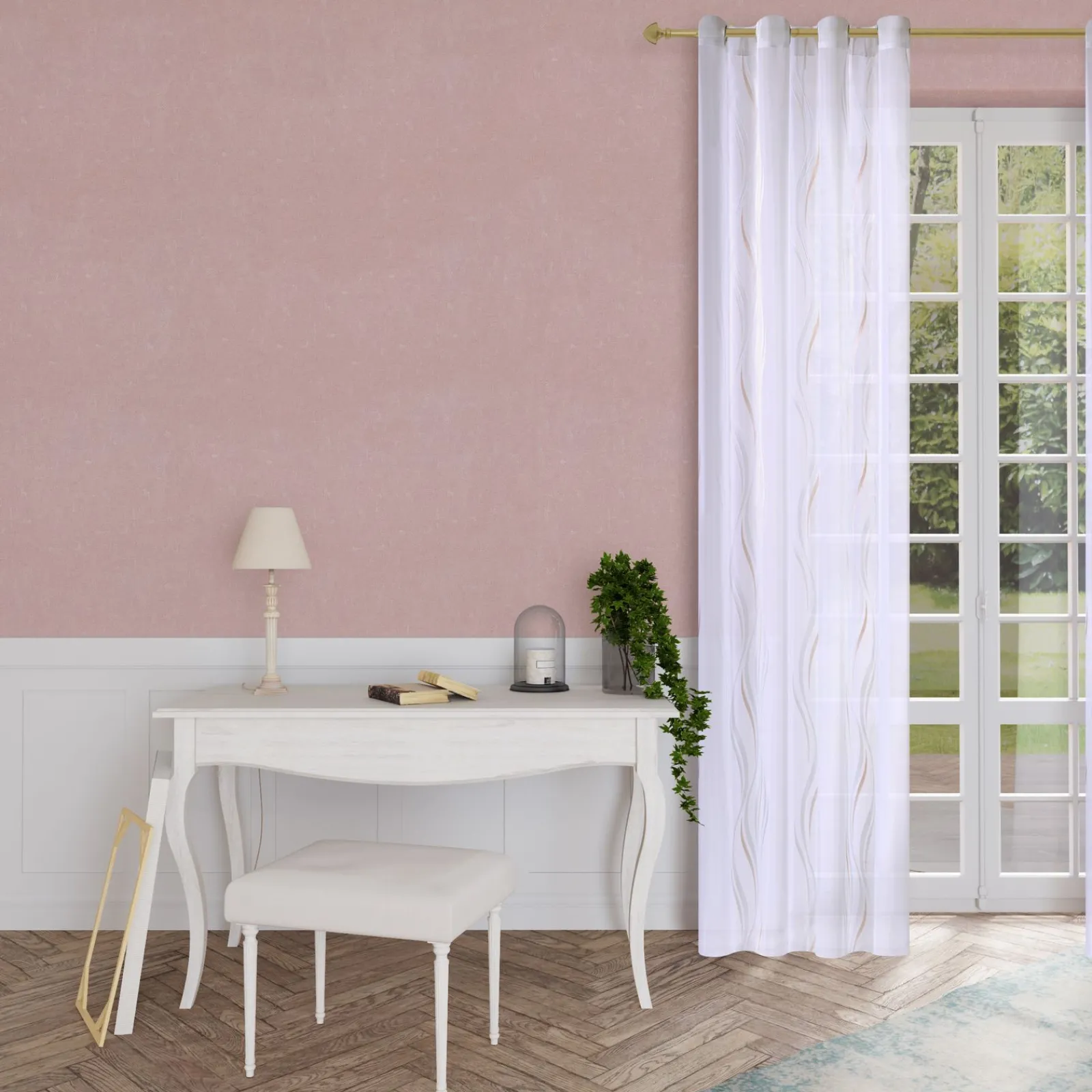 Hot Voilage ODIN coloris naturel 140 x 240 cm - 4MURS Voilages, Vitrages, Stores Et Accessoires|Rideaux