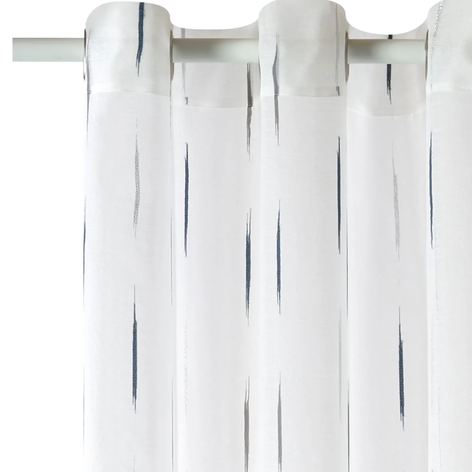 Fashion Voilage ORION coloris bleu paon 140 x 260 cm - 4MURS Voilages, Vitrages, Stores Et Accessoires|Rideaux