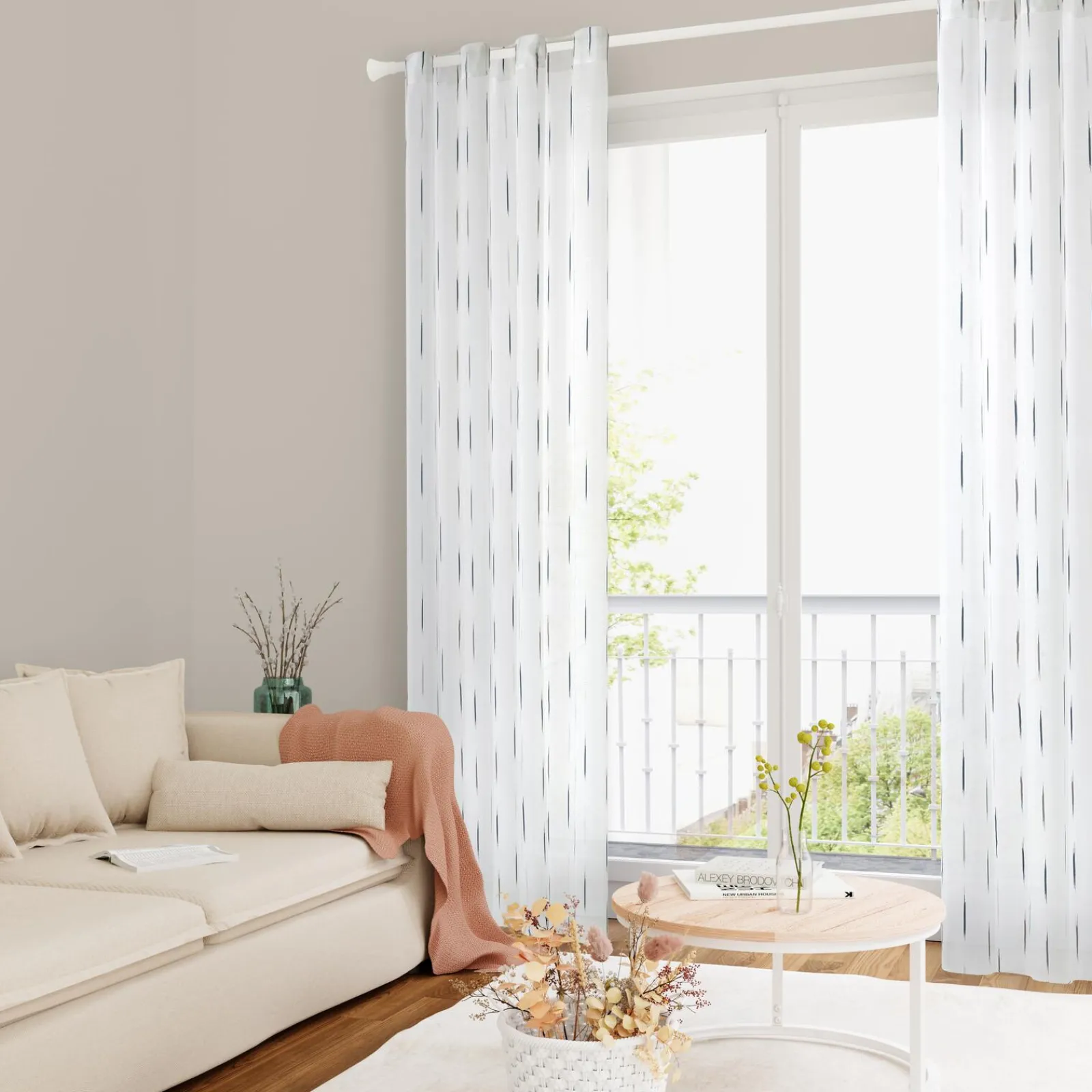 Fashion Voilage ORION coloris bleu paon 140 x 260 cm - 4MURS Voilages, Vitrages, Stores Et Accessoires|Rideaux