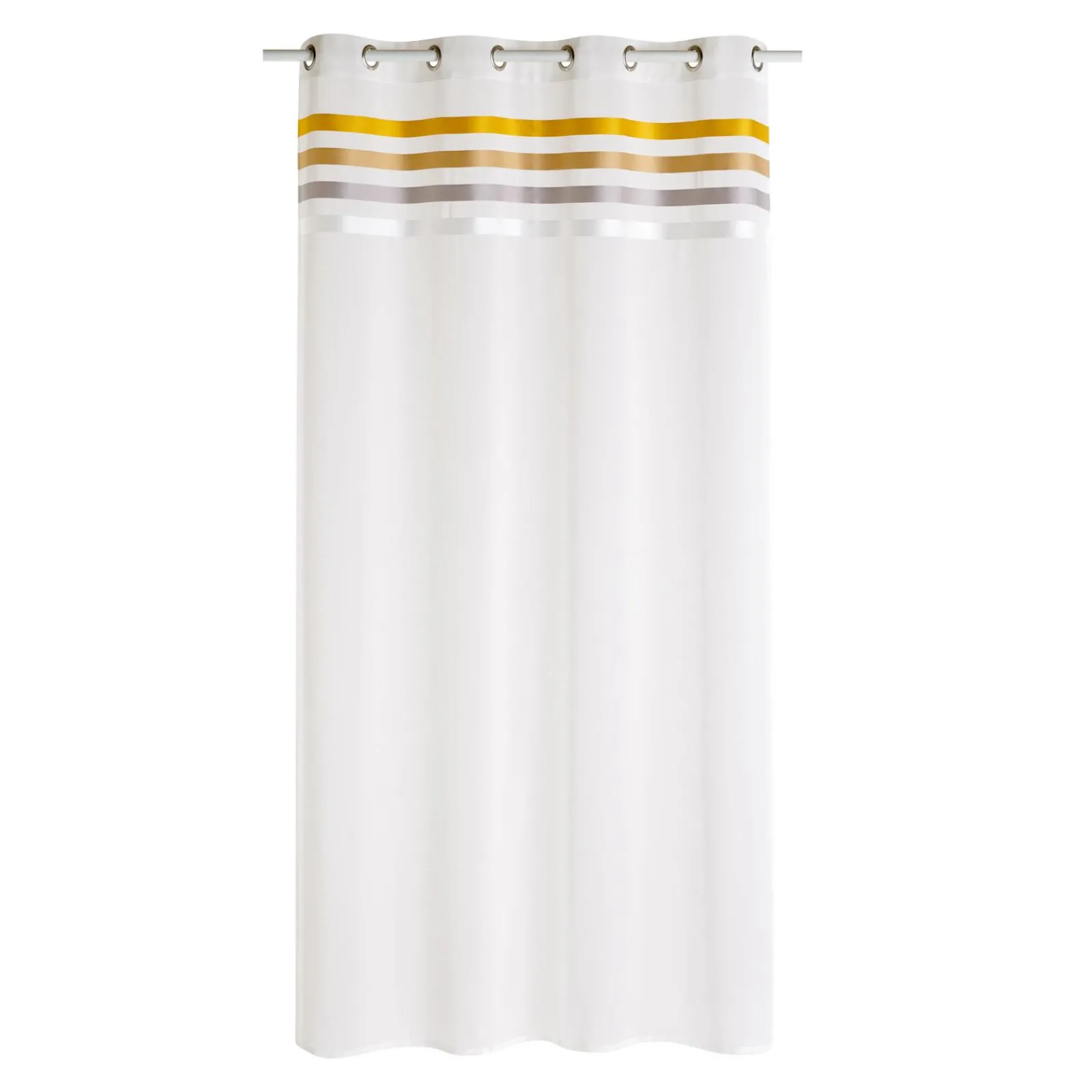 Hot Voilage OSYA coloris ocre 140 x 240 cm - 4MURS Voilages, Vitrages, Stores Et Accessoires|Rideaux