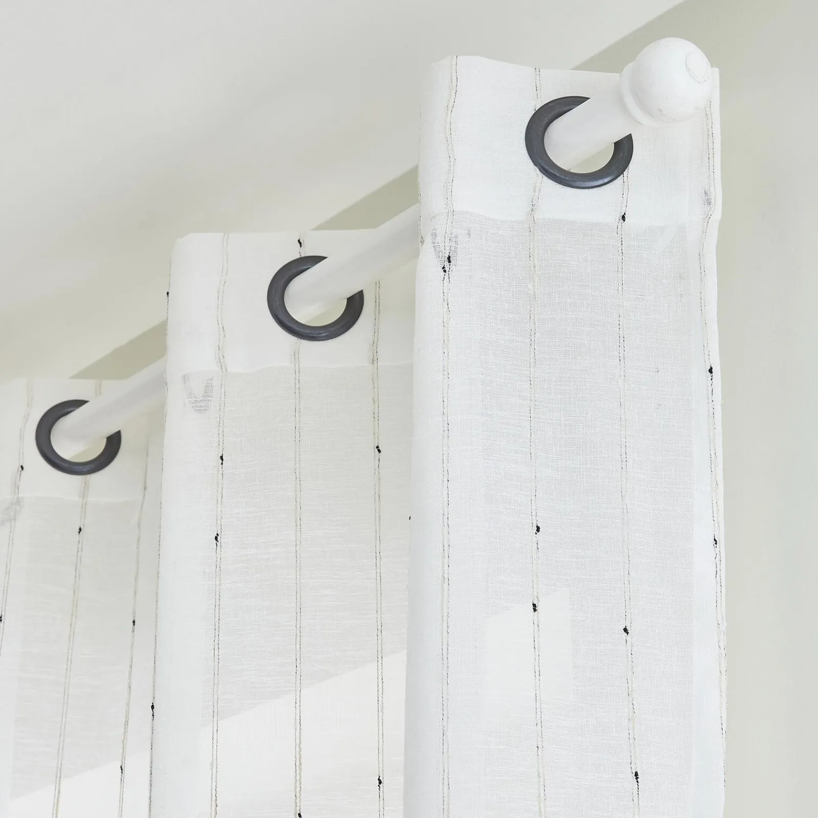 Hot Voilage OTRANTE coloris écru 140 x 240 cm - 4MURS Voilages, Vitrages, Stores Et Accessoires|Rideaux