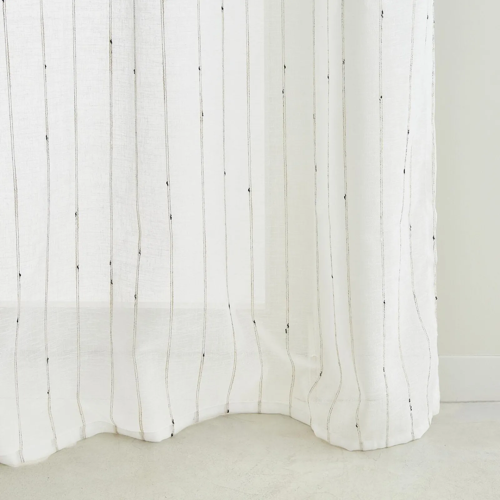 Hot Voilage OTRANTE coloris écru 140 x 240 cm - 4MURS Voilages, Vitrages, Stores Et Accessoires|Rideaux