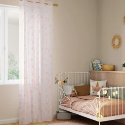 Hot Voilage PUNTINI coloris pêche 140 x 240 cm - 4MURS Voilages, Vitrages, Stores Et Accessoires|Rideaux