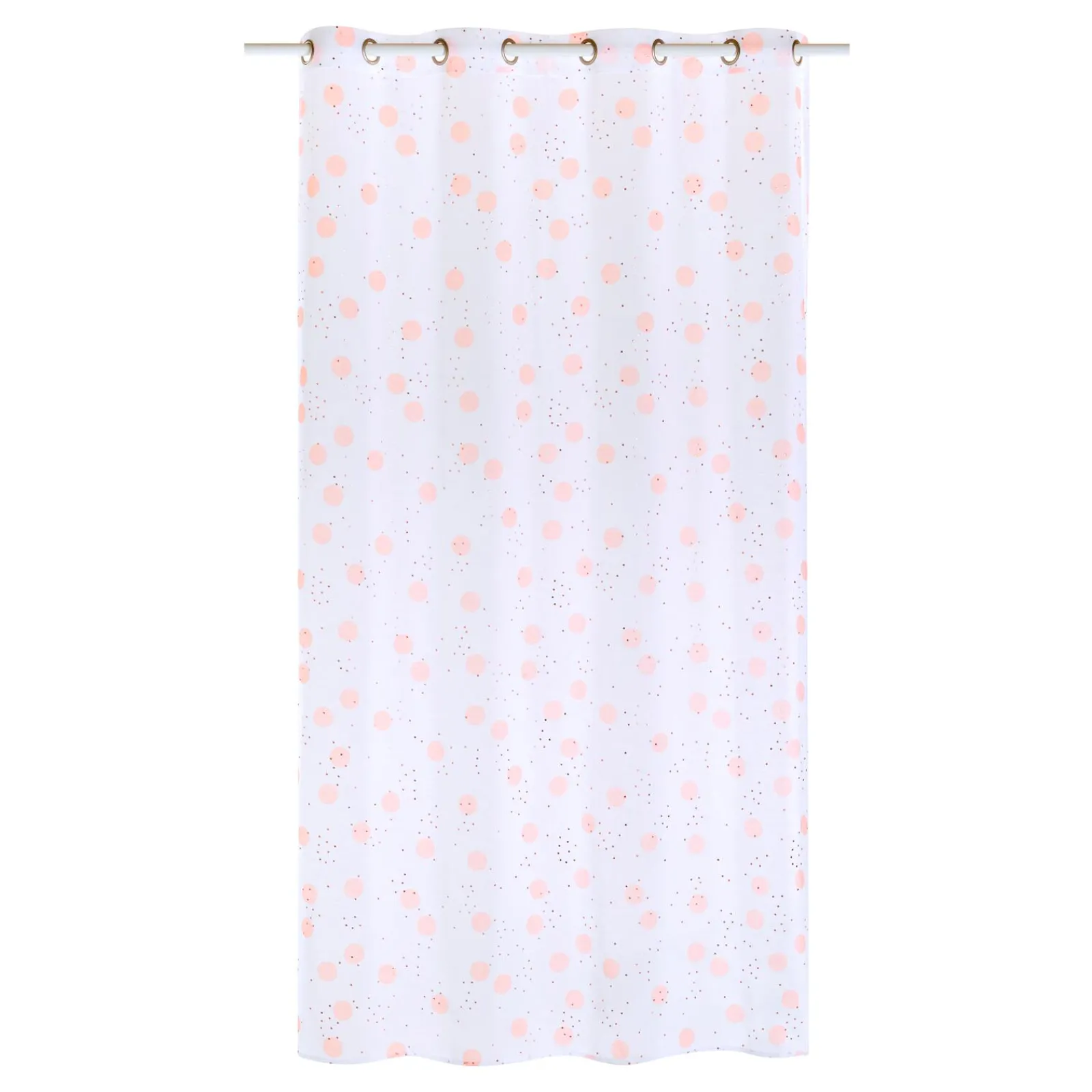 Hot Voilage PUNTINI coloris pêche 140 x 240 cm - 4MURS Voilages, Vitrages, Stores Et Accessoires|Rideaux