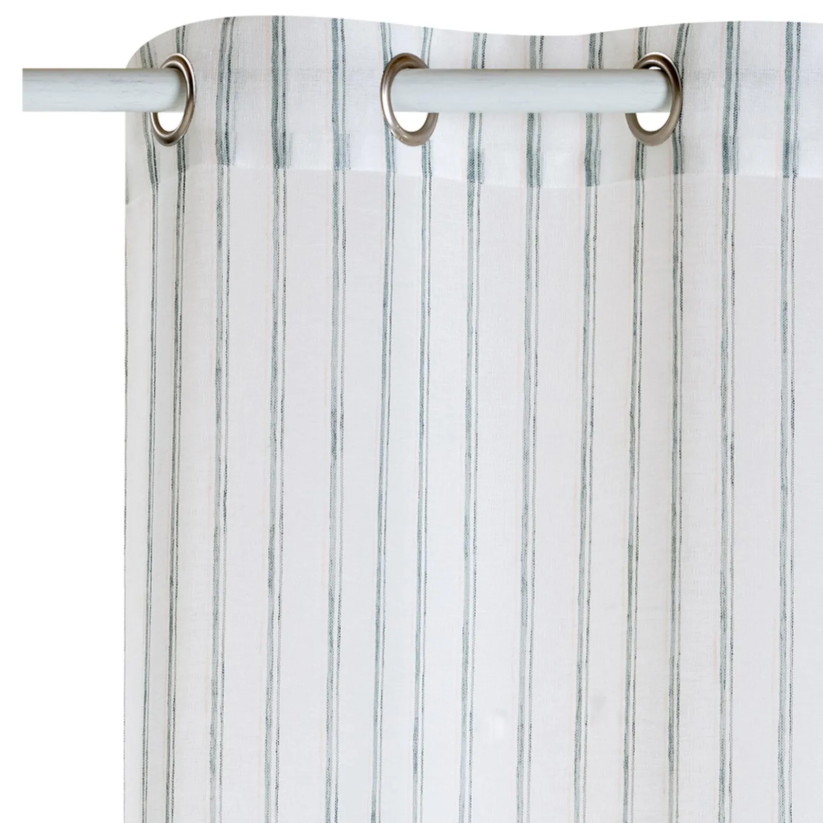Online Voilage RIGA coloris vert 140 x 240 cm - 4MURS Voilages, Vitrages, Stores Et Accessoires|Rideaux