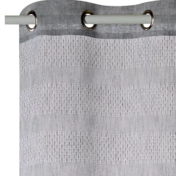 Outlet Voilage SAFI coloris gris 140 x 260 cm - 4MURS Voilages, Vitrages, Stores Et Accessoires|Rideaux