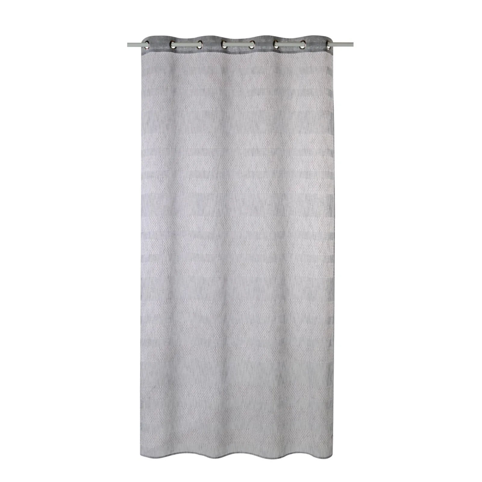 Outlet Voilage SAFI coloris gris 140 x 260 cm - 4MURS Voilages, Vitrages, Stores Et Accessoires|Rideaux