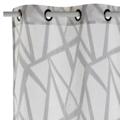 Discount Voilage SKARA coloris gris perle 140 x 240 cm - 4MURS Voilages, Vitrages, Stores Et Accessoires|Rideaux