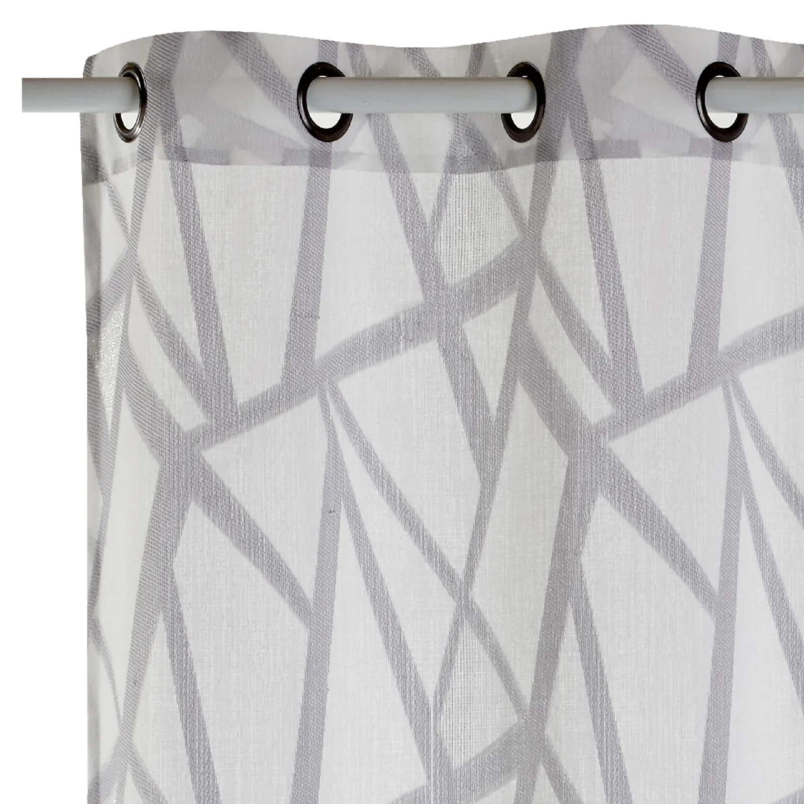 Discount Voilage SKARA coloris gris perle 140 x 240 cm - 4MURS Voilages, Vitrages, Stores Et Accessoires|Rideaux