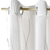 Outlet Voilage SOUND coloris blanc cuivré 140 x 260 cm - 4MURS Voilages, Vitrages, Stores Et Accessoires|Rideaux