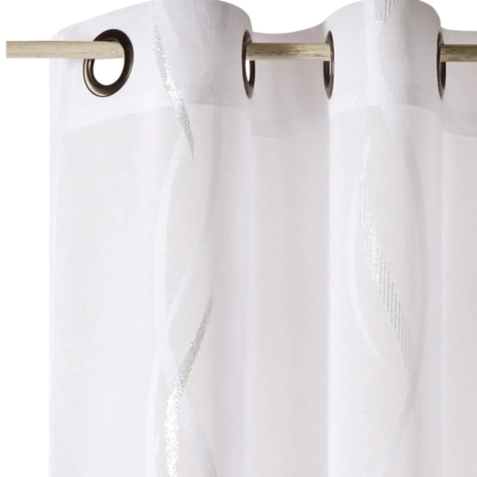 Sale Voilage SPLENDIDE coloris blanc 140 x 260 cm - 4MURS Voilages, Vitrages, Stores Et Accessoires|Rideaux
