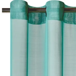 Best Voilage ÉTAMINE GIVRÉE coloris céladon 145 x 240 cm - 4MURS Voilages, Vitrages, Stores Et Accessoires|Rideaux