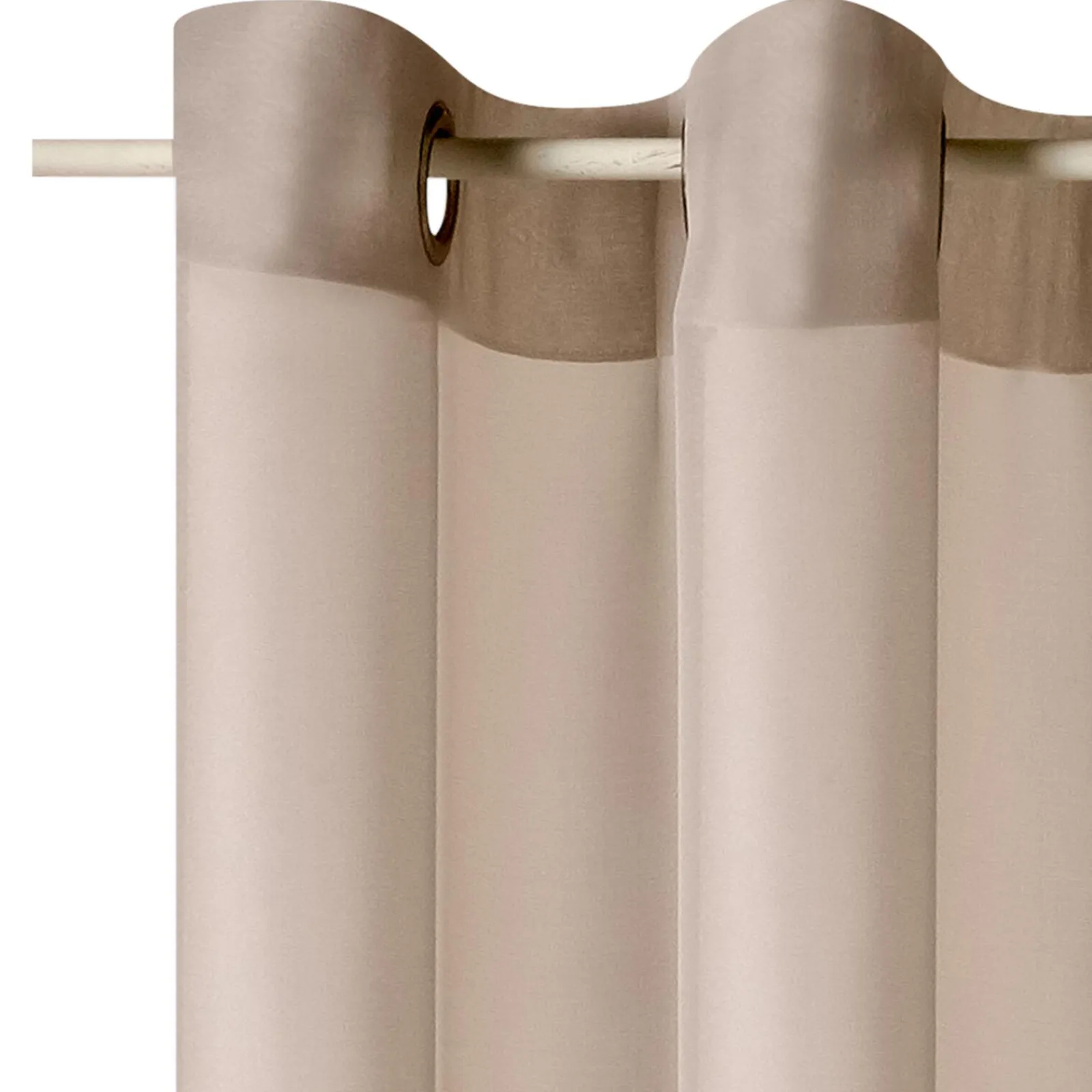 Online Voilage VOILE CHIC coloris beige 145 x 240 cm - 4MURS Voilages, Vitrages, Stores Et Accessoires|Rideaux