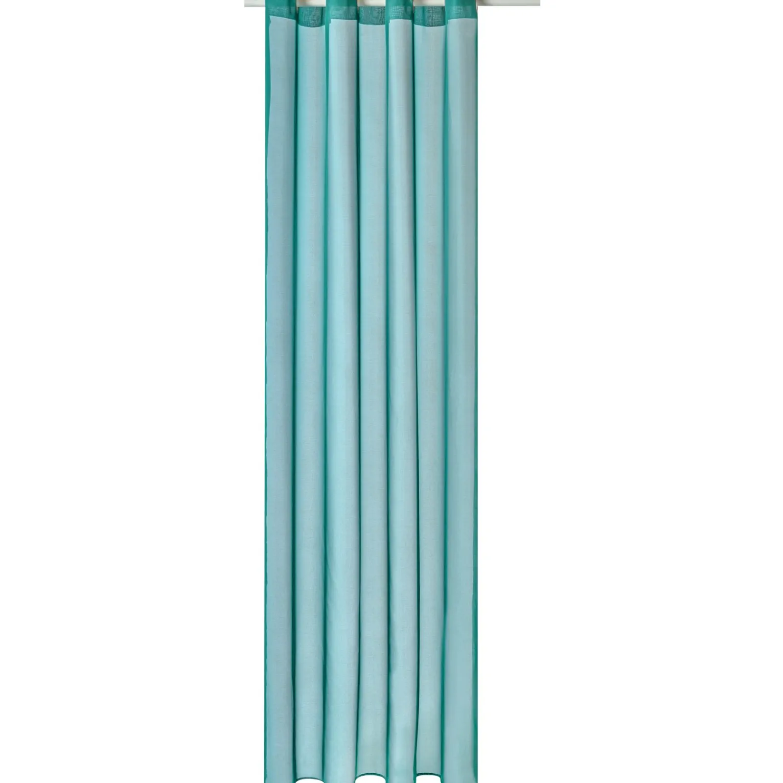 Online Voilage VOILE CHIC coloris bleu paon 145 x 240 cm - 4MURS Voilages, Vitrages, Stores Et Accessoires|Rideaux