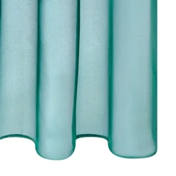 Online Voilage VOILE CHIC coloris bleu paon 145 x 240 cm - 4MURS Voilages, Vitrages, Stores Et Accessoires|Rideaux