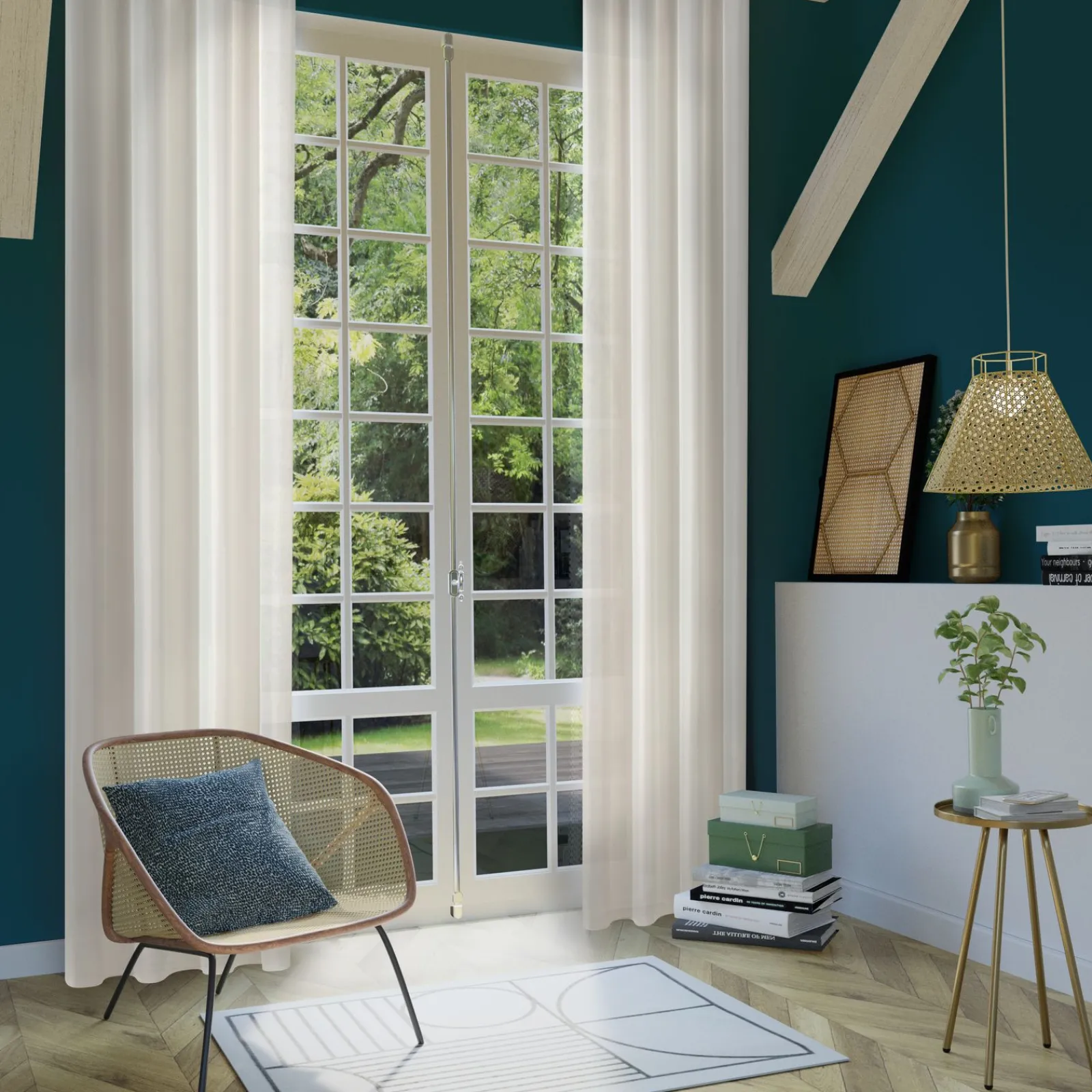 Fashion Voilage VOILE CHIC coloris écru 145 x 240 cm - 4MURS Voilages, Vitrages, Stores Et Accessoires|Rideaux