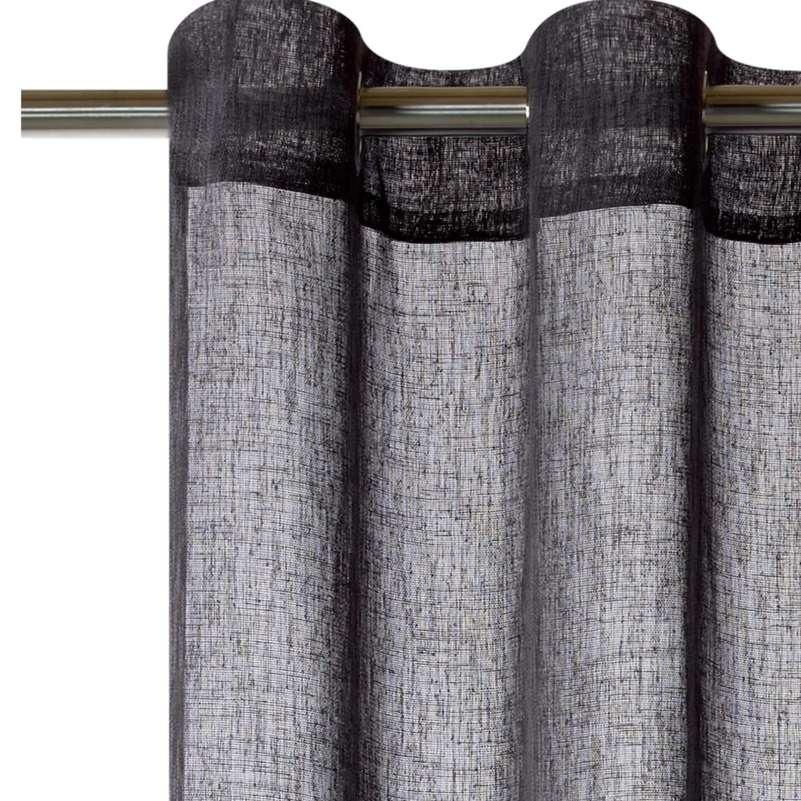Online Voilage WIFT coloris anthracite 140 x 240 cm - 4MURS Voilages, Vitrages, Stores Et Accessoires|Rideaux